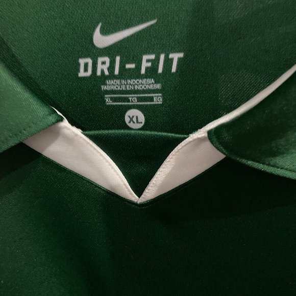 vintage men's nike tennis, activewear shirt green size XL - Picture 3 of 3